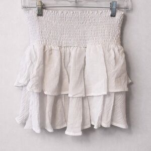 Yana K white Portofino skirt